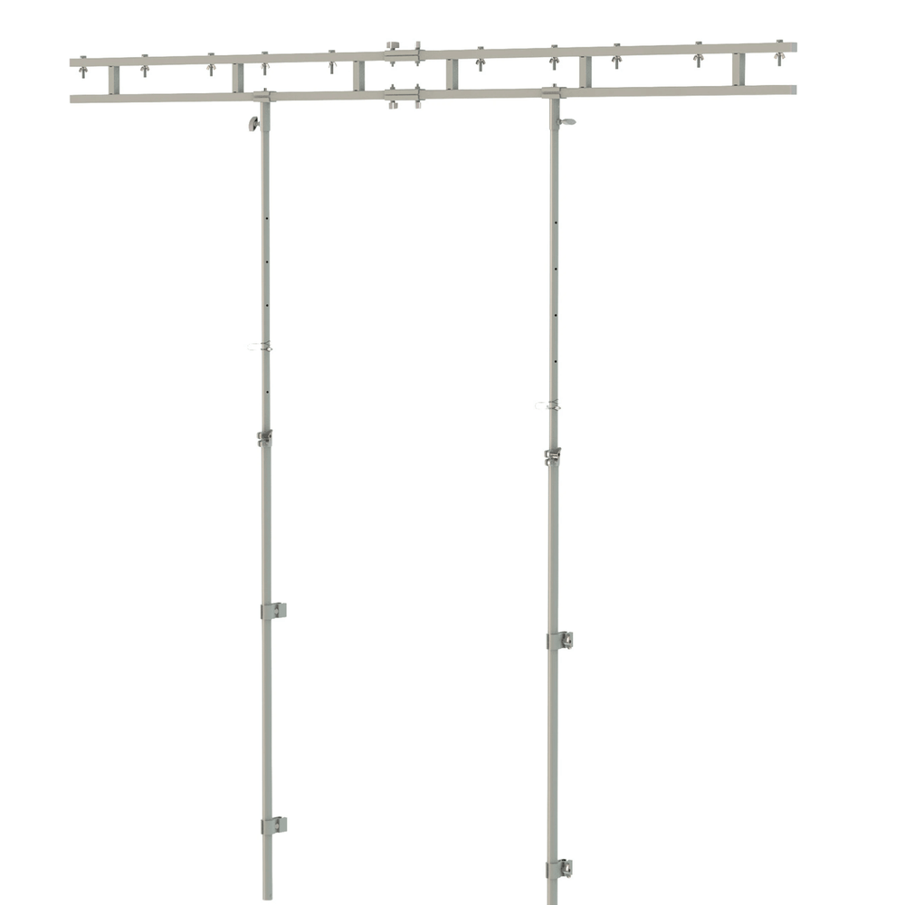 Ultimax White Overhead Kit Goal Post System for DJ Booths