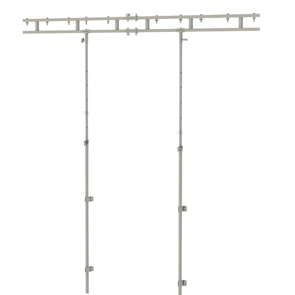Ultimax White Overhead Kit Goal Post System for DJ Booths