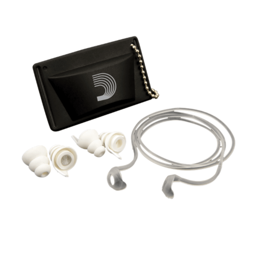 D'Addario Pacato full frequency ear plugs for musicians hearing protection