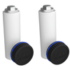 2 x Ultimax UTX 35F White Tophat Reducer Flange 36mm to M10