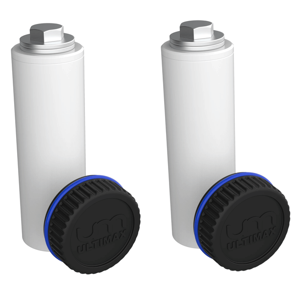 2 x Ultimax UTX 35F White Tophat Reducer Flange 36mm to M10
