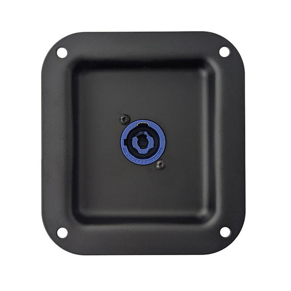 Penn Elcom D0949-K-PCA Small Black Recessed Dish with powerCON Mains Input 3 Pin 20A Chassis