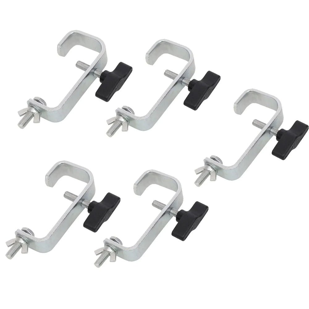 5 x Equinox 50mm G Clamp Chrome - DY Pro Audio