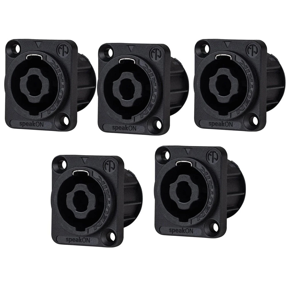 5 x Neutrik NL4MPXX Speakon Connector - DY Pro Audio