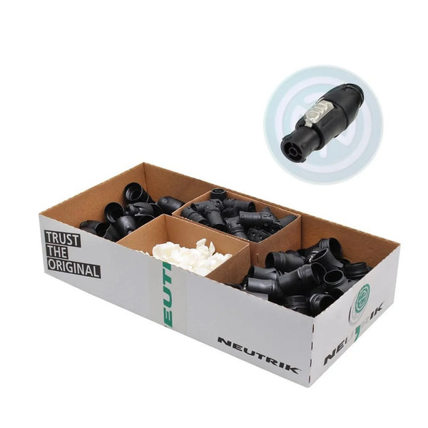 50 x NeutrikNAC3FX - W - TOP - D powerCON TRUE1 TOP Cable Connectors