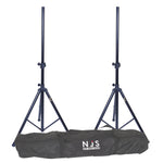 NJS 2 x Speaker Stand and Carry Bag Kit