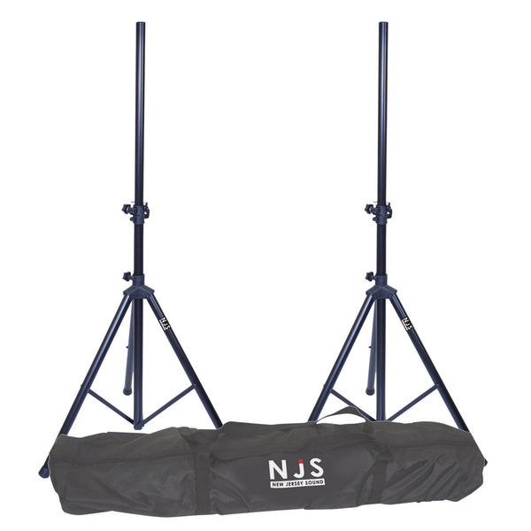 NJS 2 x Speaker Stand and Carry Bag Kit