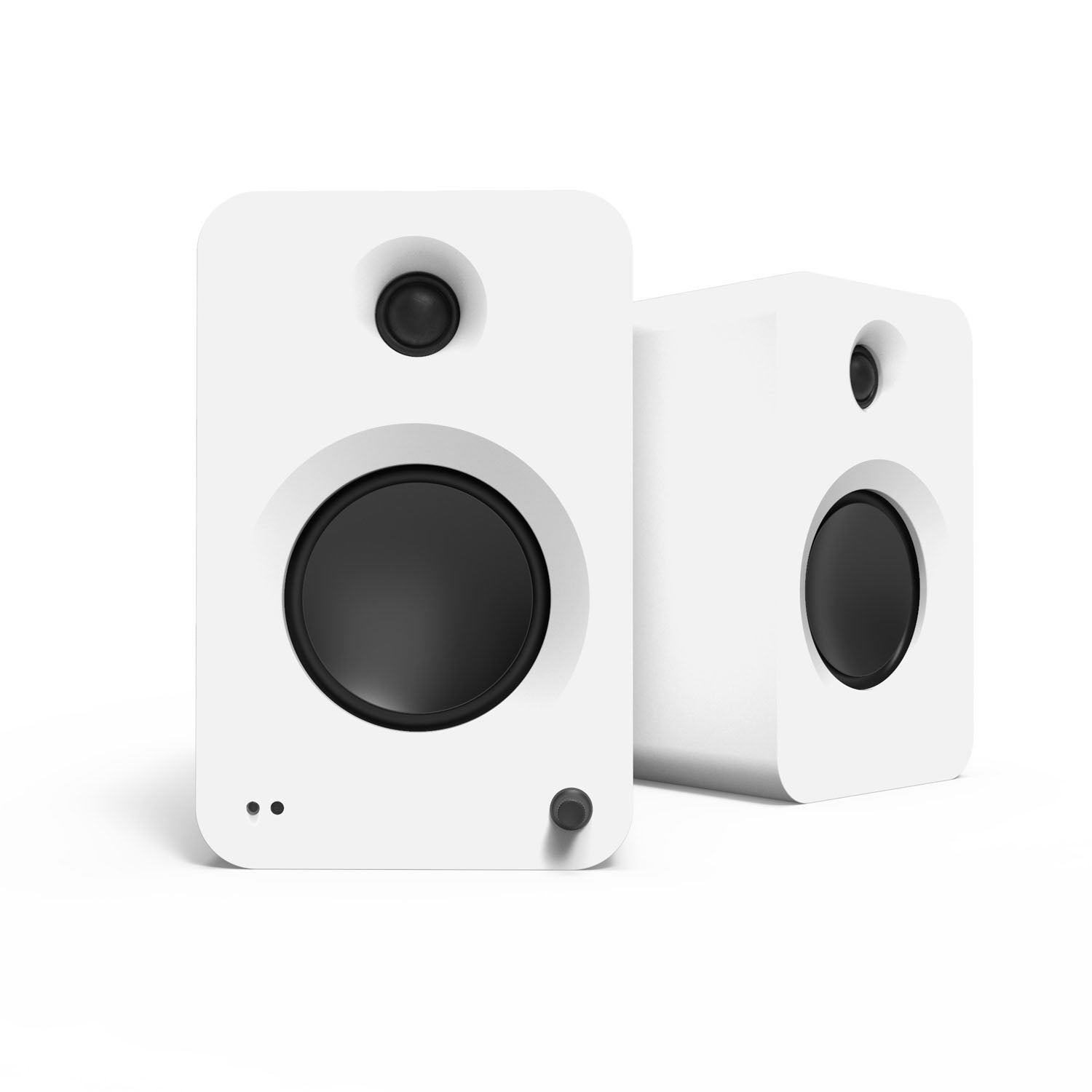 Kanto REN 200W Powered Bookshelf Speakers with HDMI ARC (Matte White)