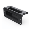 Penn Elcom H1025 Black Corner Handle with Aluminium Bar and Plastic Dish