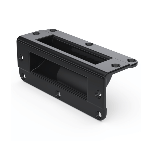 Penn Elcom H1025 Black Corner Handle with Aluminium Bar and Plastic Dish