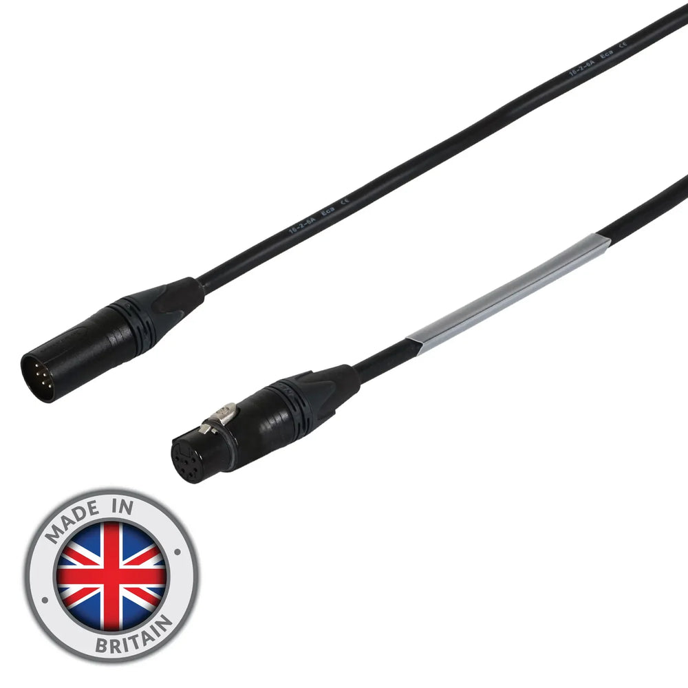 LEDJ 10m 6-Pin XLR MKII Starcloth Extension Cable