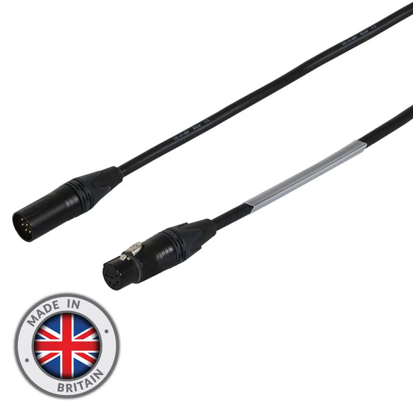 LEDJ 10m 6-Pin XLR MKII Starcloth Extension Cable