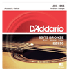 D'Addario EZ930 85/15 Bronze Acoustic Guitar Strings, Medium, 13-56