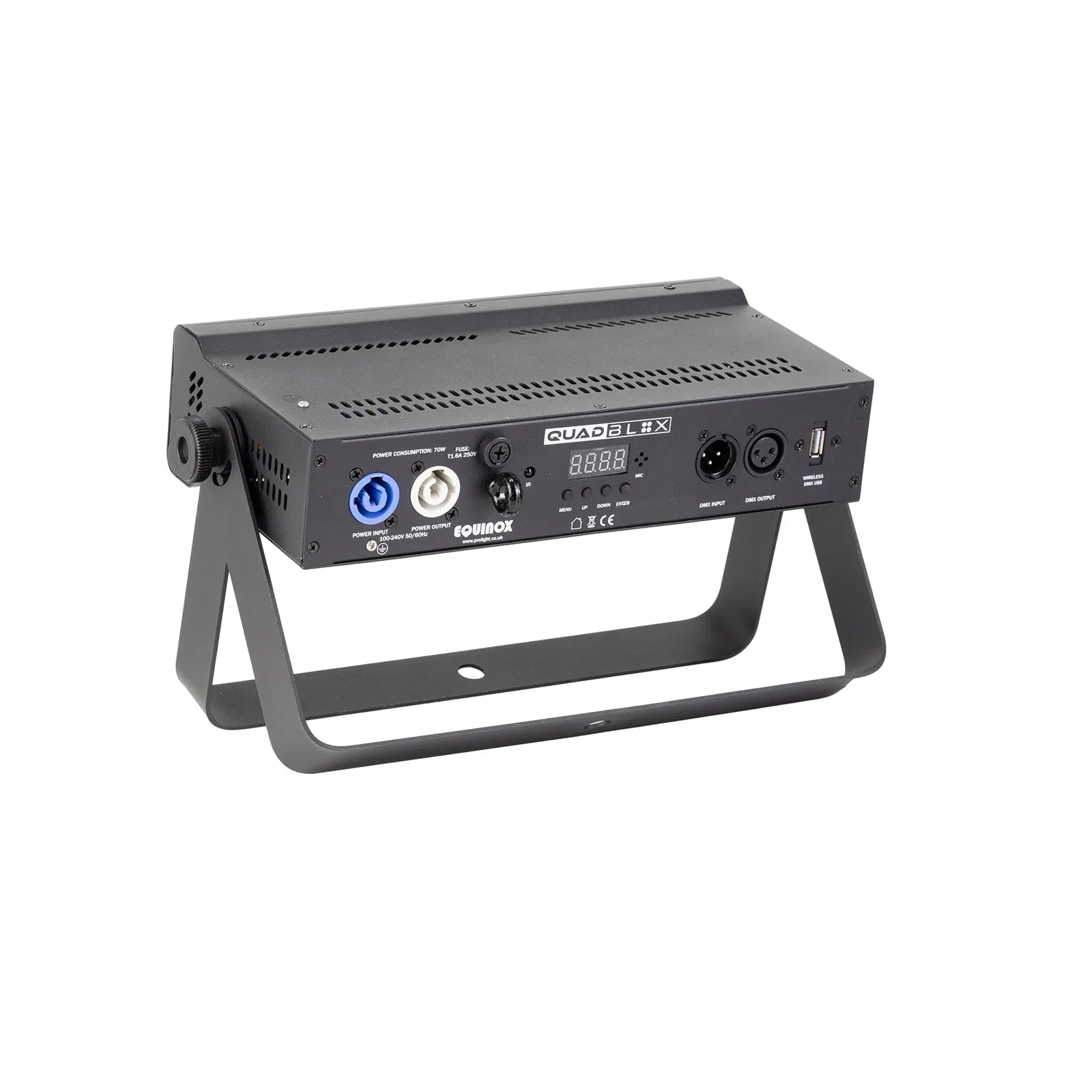 2 x Equinox Quad Blox 16 x 4 W RGBWW LED Wash Light With DMX Cable