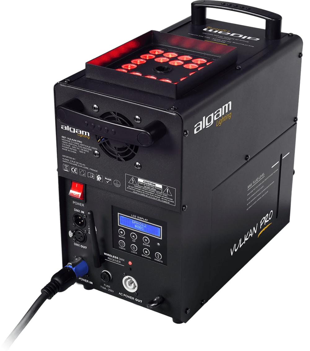 Algam Lighting VULKAN-PRO 1500W CO2 FX machine front view