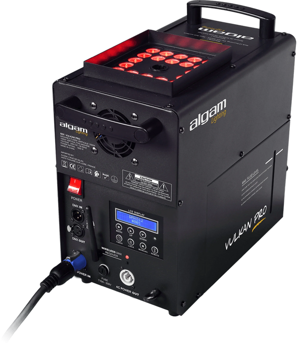 Algam Lighting VULKAN-PRO 1500W CO2 FX machine front view