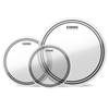 Evans EC2 SST Clear 10",12",16" Tom Drum Head Pack ETP-EC2SCLR-R