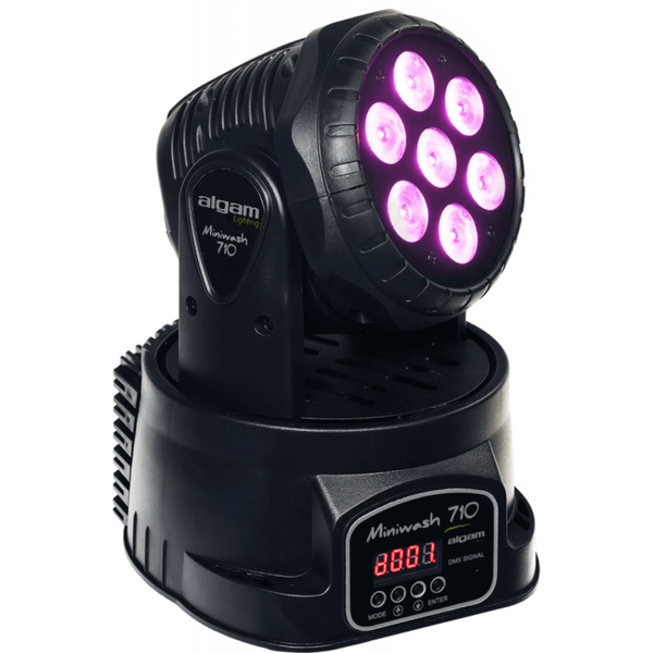 Algam Lighting MINIWASH710  7 X 10W RGBW LED Wash Moving Head