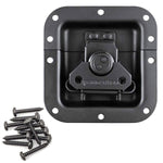 Penn Elcom L905/915K Flight Case Medium Black Recessed Latch in Deep Dish (Screws Included)