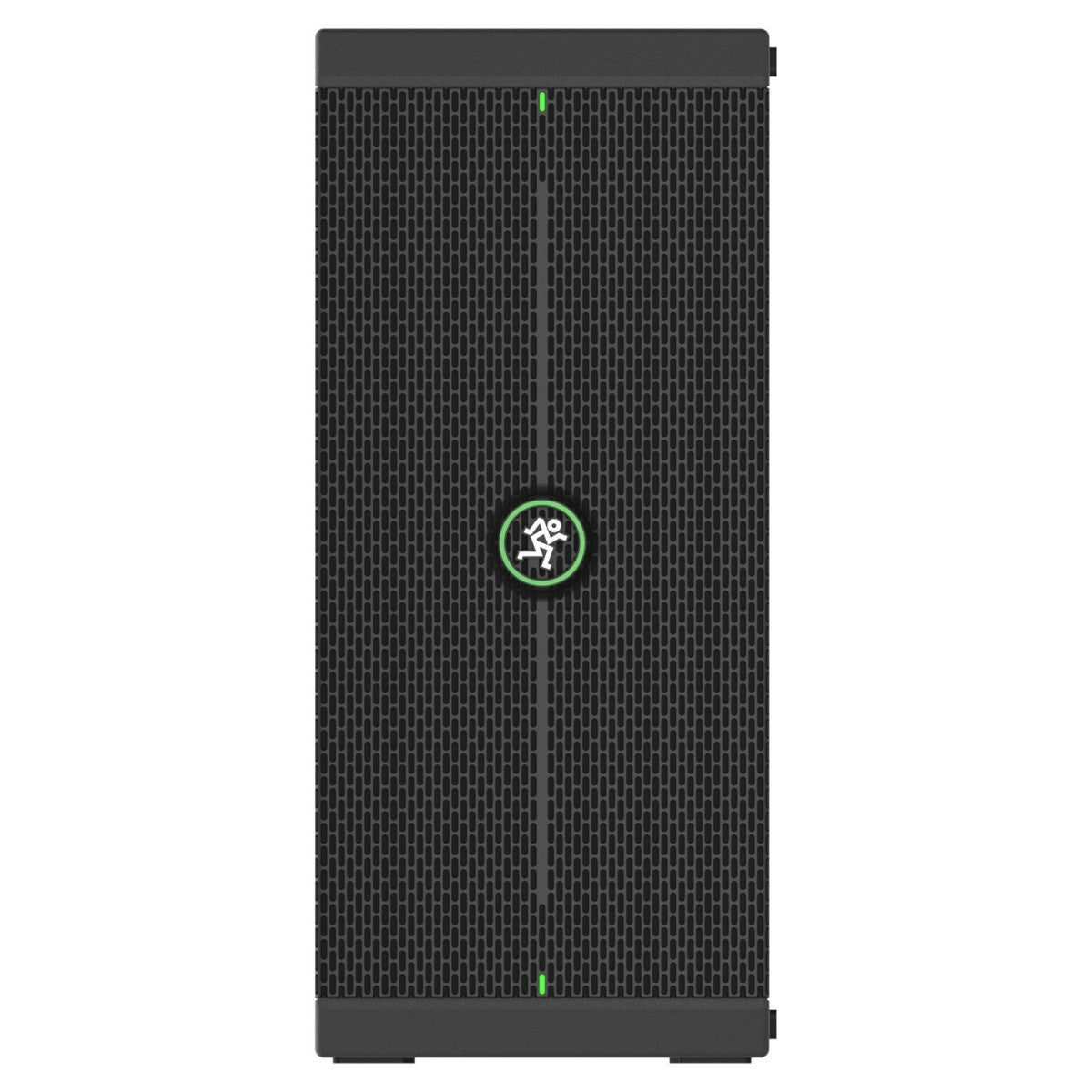 "Lightweight Mackie Thump Sub Go subwoofer with rechargeable battery"