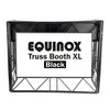Equinox Truss Booth XL matt black large DJ booth with black acrylic panels
