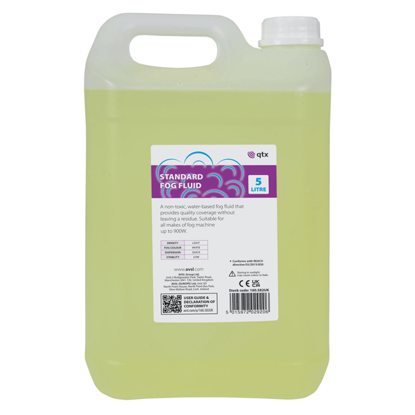 QTX 5 Litres Light Density Standard Smoke Fluid