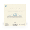 D'Addario EJS60 5-String Banjo Strings, Stainless Steel, Light, 10-20