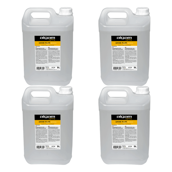 4 x Algam Lighting 5 Litres High Density Smoke Fluid