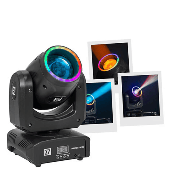 Boomtone DJ MAXIBEAM100 Compact 100W LED Moving Head