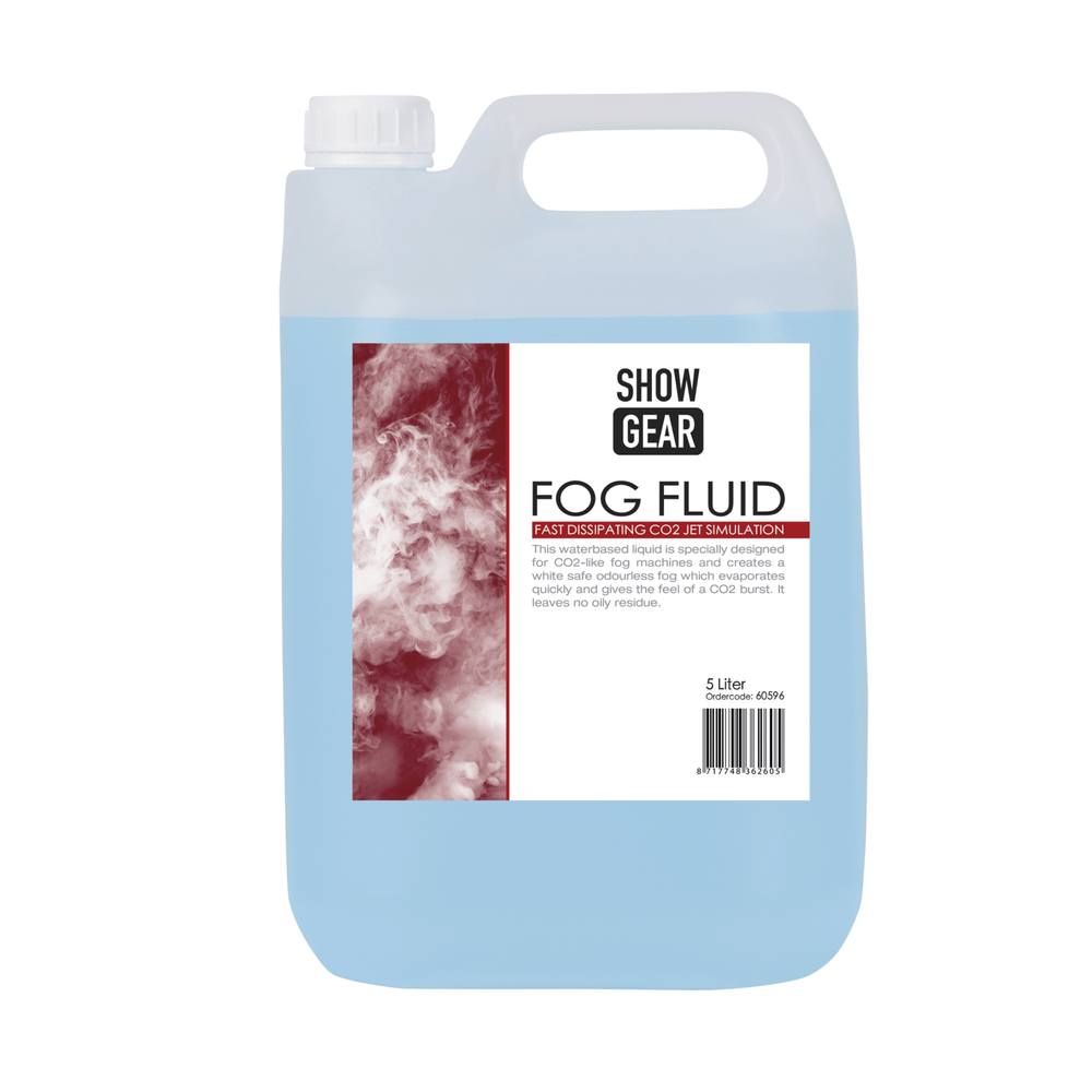 Showgear 5 Litres CO2 Jet Simulation Fog Fast Dissipating Fluid