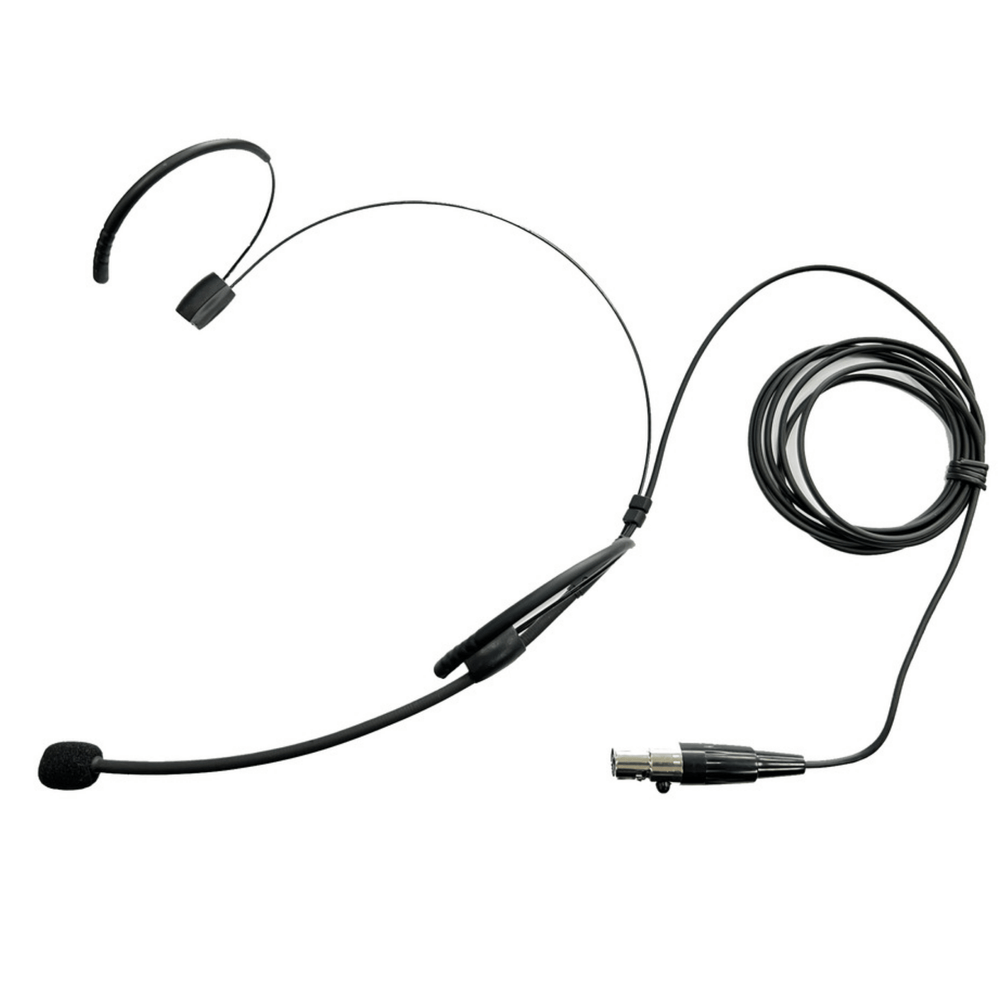 Q-Audio HSM-TA4 Black Headworn Microphone with TA-4 Connector