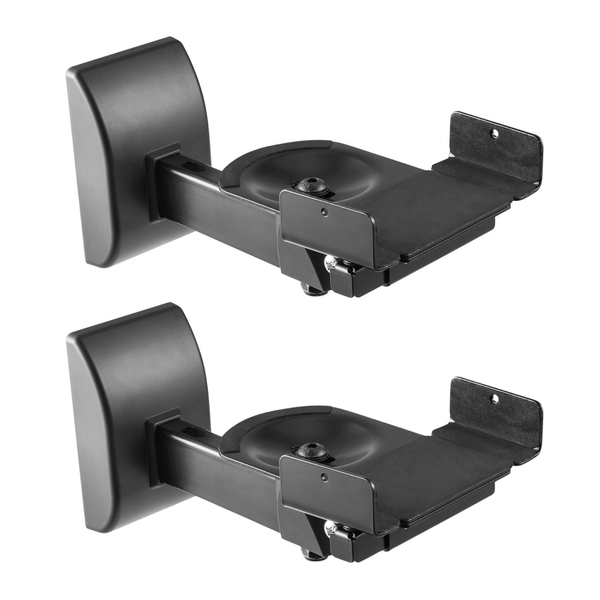 2 x AV:Link Universal Side Clamping Bookshelf Speaker Wall Mount