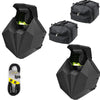 2 x Equinox Merlin 80w Multi Gobo Effect Light With Carry Bags