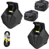 2 x Equinox Merlin 80w Multi Gobo Effect Light With Carry Bags