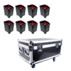 Q-LED Q4IP+ Uplights with Charging Flightcase (Case Of 8)