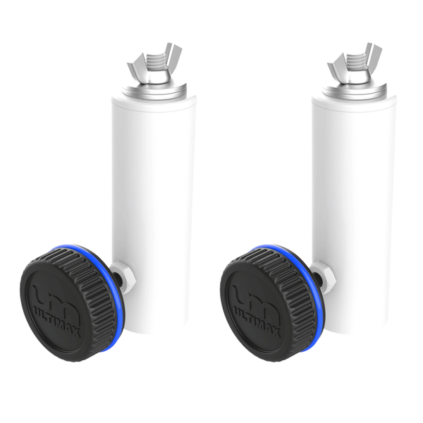 2 x Ultimax UTX 35M White Lighting Top Hat M10 Flange