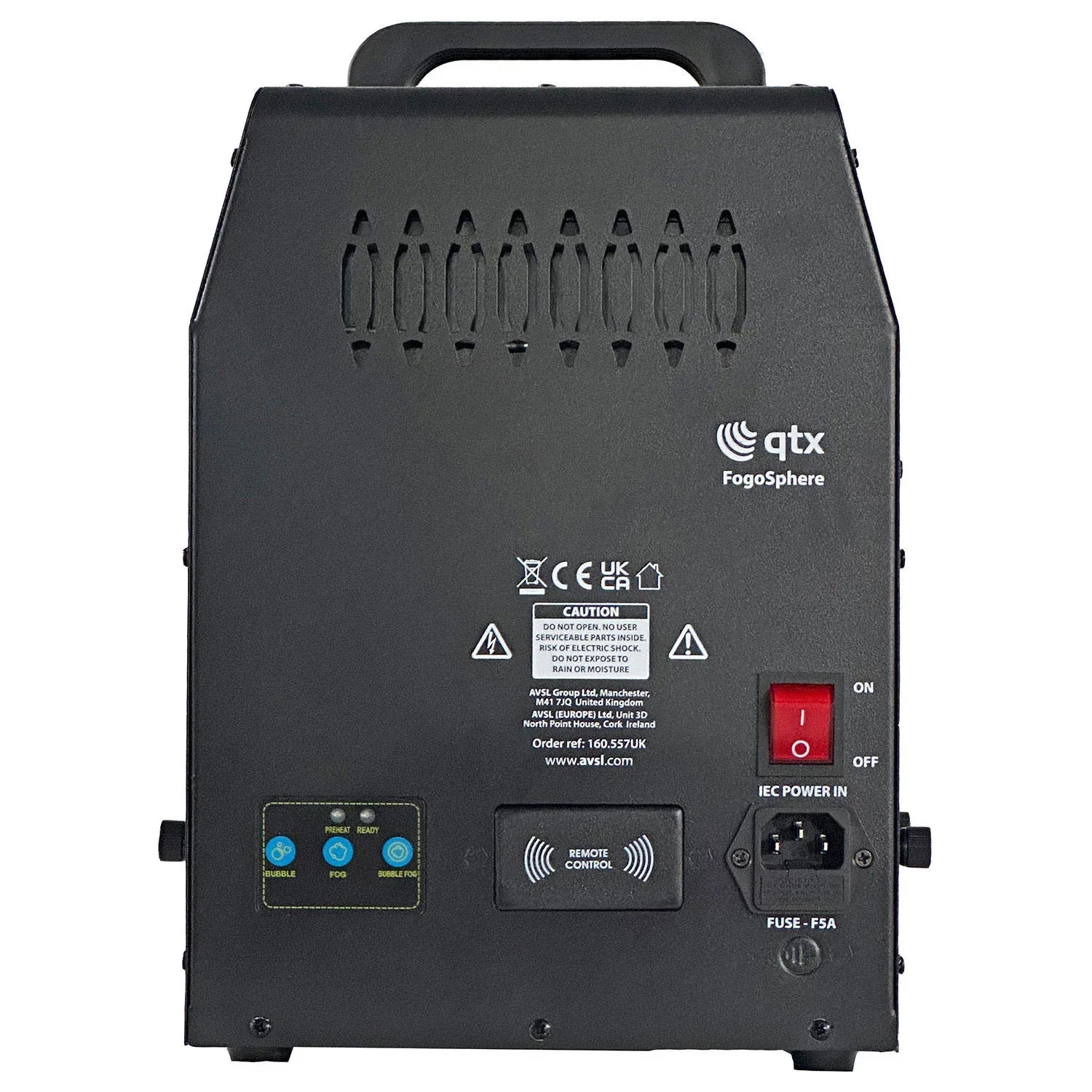 QTX FogoSphere Compact Bubble Fog Machine