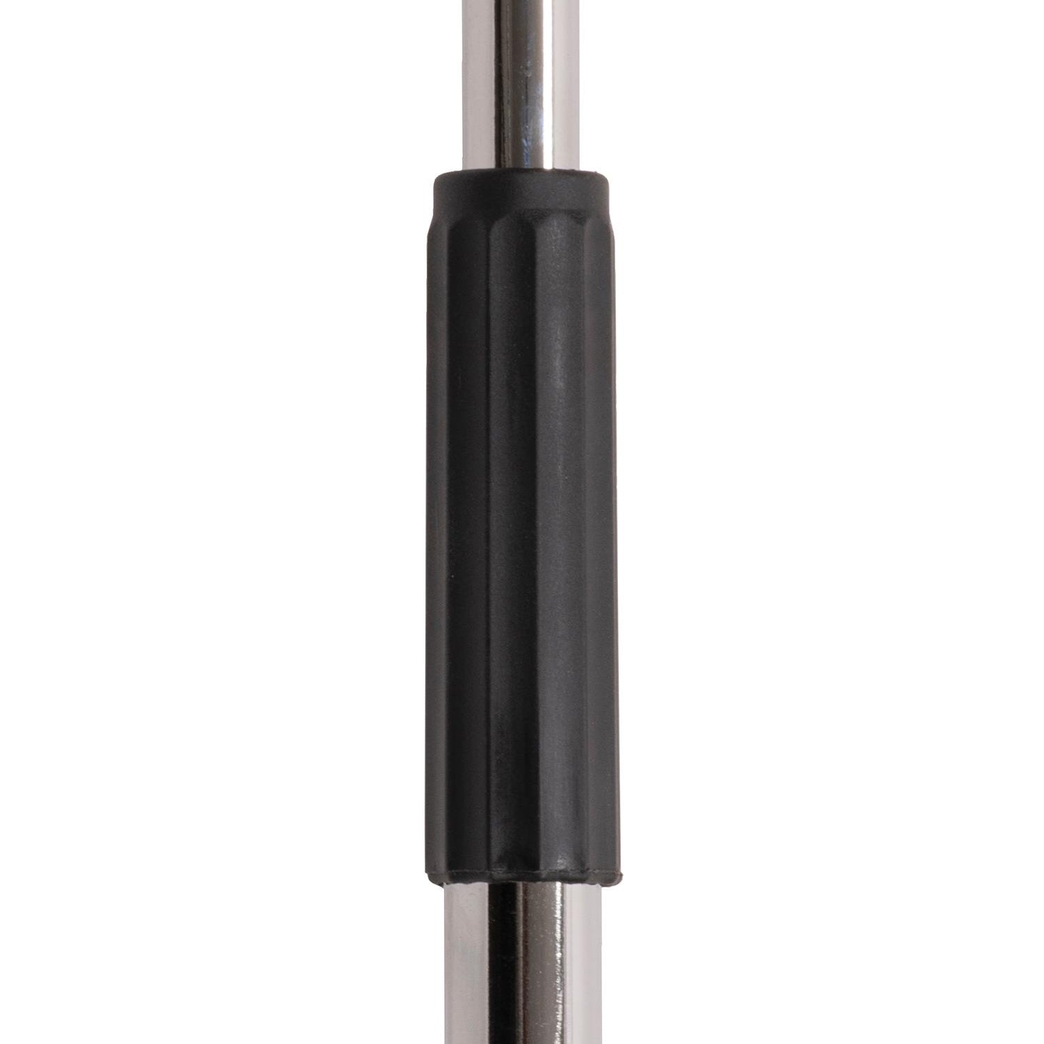 Pulse Chrome Retro Round Base Microphone Stand