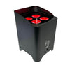Q-LED Lighting Flux H4IP+ IP Rated Battery Powered Uplighter With 4x 12W RGBWAUV LEDs and W-DMX