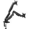 AV:link Full Motion Dual Gas Spring Desktop Monitor Arm with USB Hub