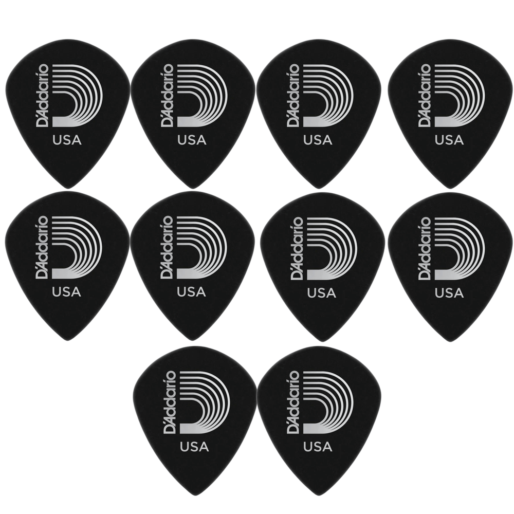 D'Addario Blackice Duralin Plectrums, Picks 1.5mm Ex Heavy 10 Pack 3DBK7-10