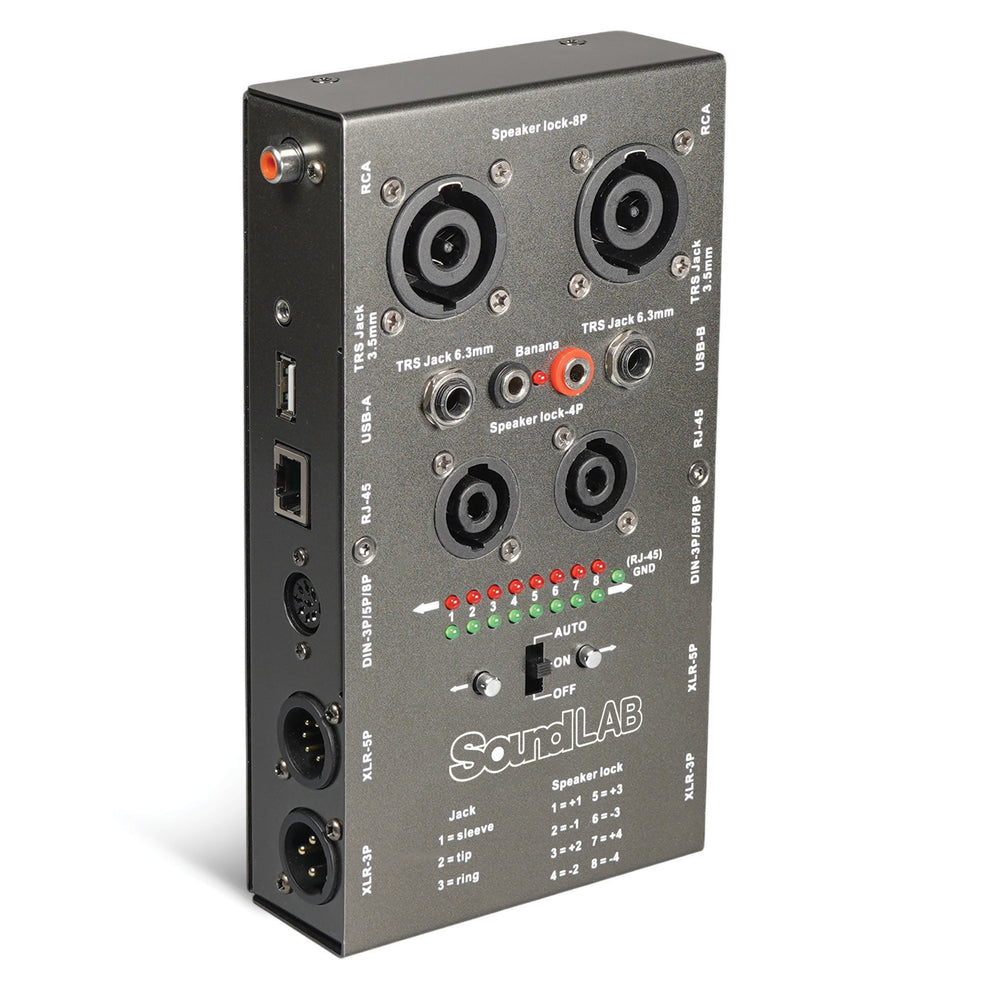 Soundlab Audio Cable Tester - XLR, Speakon, USB Jack