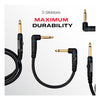 D'Addario Custom Series Guitar 2ft Patch Instrument Cable lead PW-PC-02