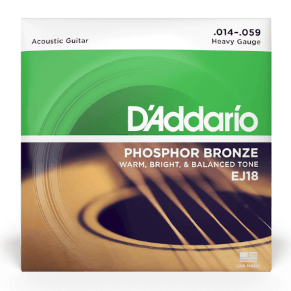 D'Addario EJ18 Heavy Acoustic Guitar Strings 14-59