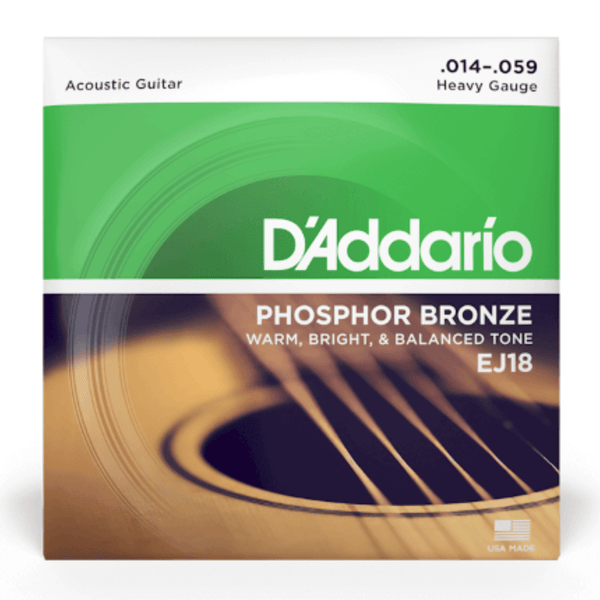 D'Addario EJ18 Heavy Acoustic Guitar Strings 14-59