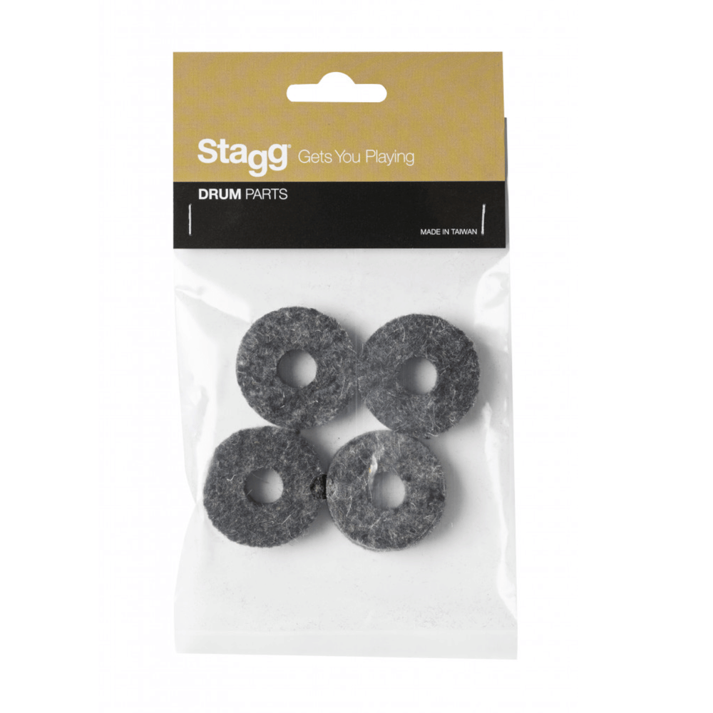 4 x Stagg SPRF1-4 Cymbal Felts