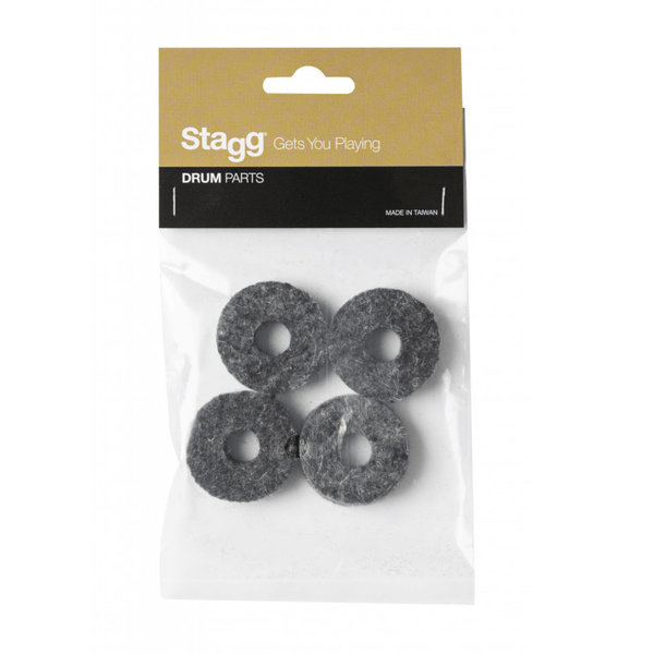 4 x Stagg SPRF1-4 Cymbal Felts