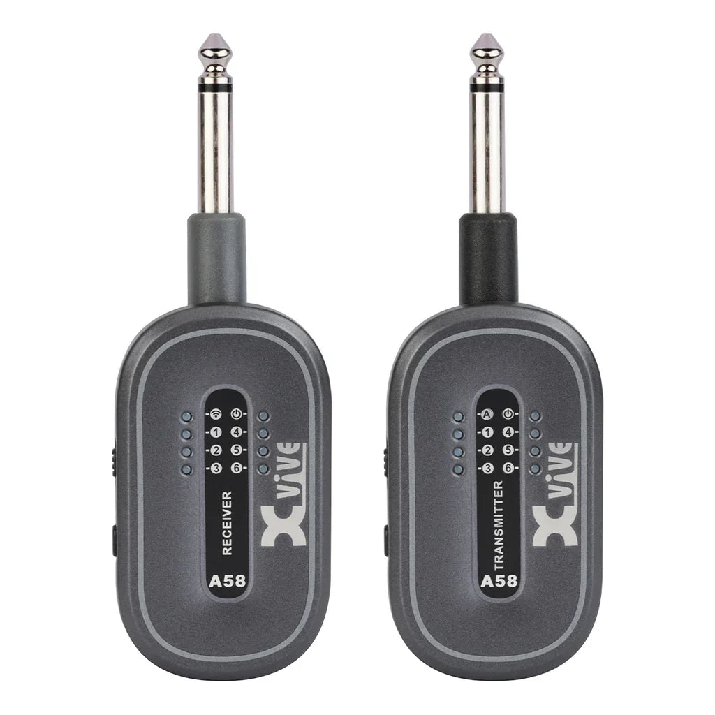 Xvive A58 Grey Wireless Guitar System with Case