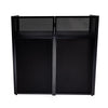 Equinox Combi Booth XL foldable DJ booth with steel shelf and lycra panels