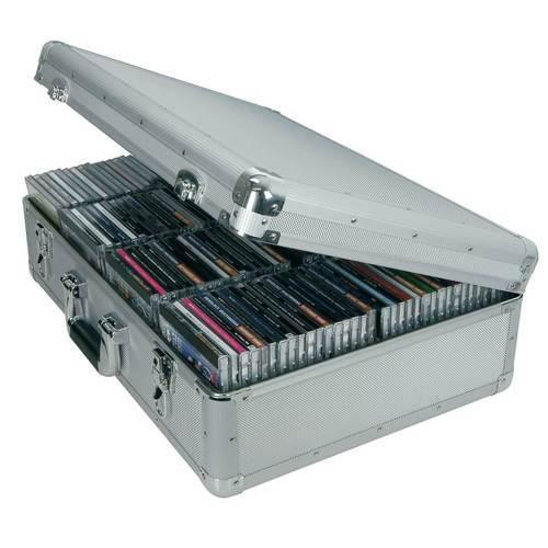 Citronic CDA120 Aluminium CD Flight Case (Holds 120 CDs)
